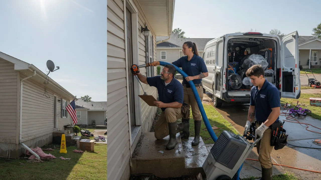 Ceiling Water Damage Restoration in Holland, MN near me